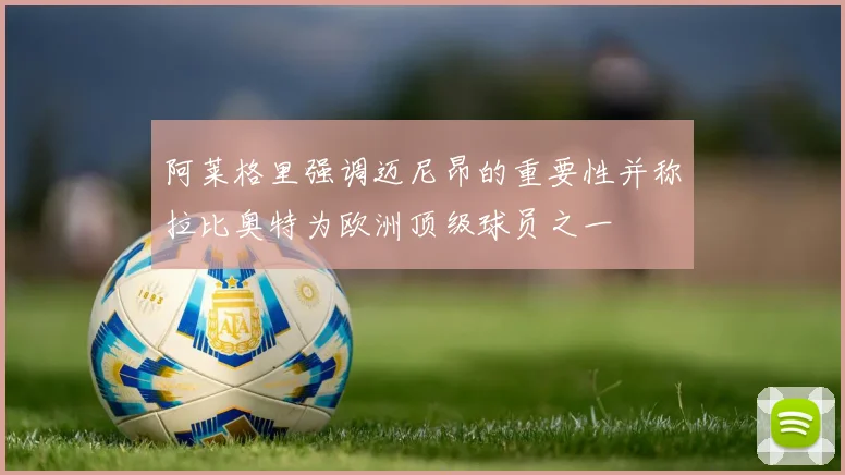 阿莱格里强调迈尼昂的重要性并称拉比奥特为欧洲顶级球员之一